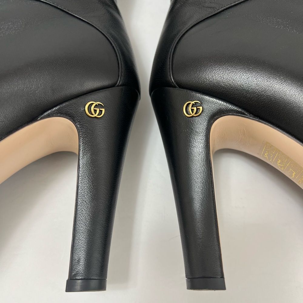 Gucci Black Ankle Boots with Sleek Design and Medium Heels - Picture 5 of 16